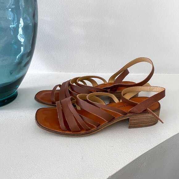 Lucky Brand - Fiorella Strappy Block Heel Sandals - Picture 6 of 12